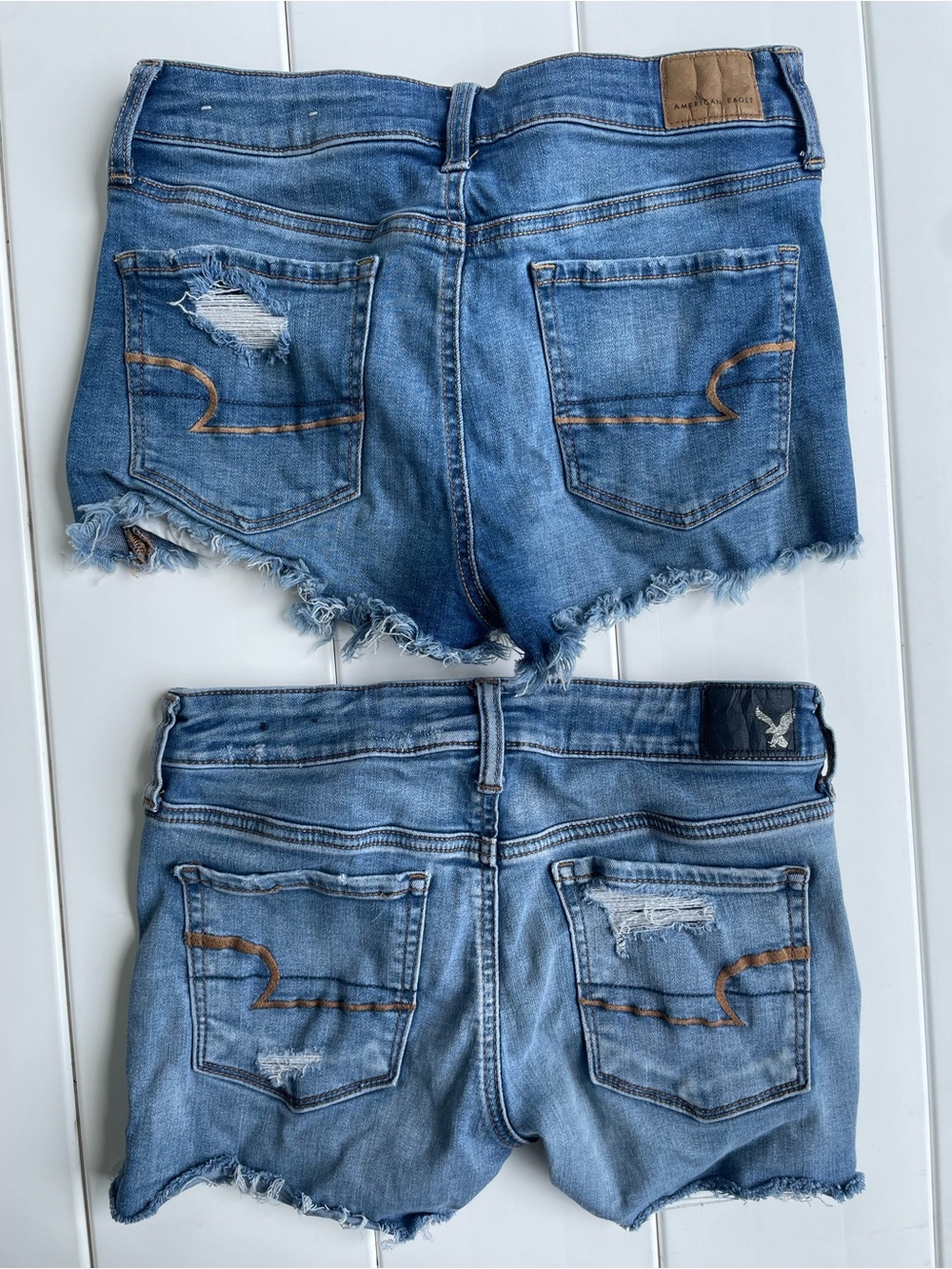 American Eagle Shortie Shorts, 2 Pair, Size 4 - Picture 2 of 9